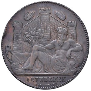 Foreign medals - BELGIO. Gettone 1885 Esposizione Universale di Anv...