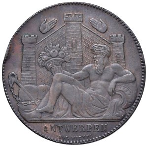 Foreign medals - BELGIUM.Token 1885 Universal Exhibition of Anv...