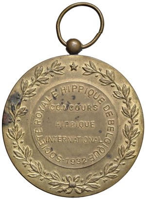 Foreign medals - BELGIUM. 1932 medal Albert King of Belgium, conco...