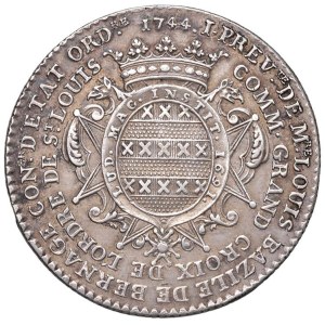 Foreign medals - FRANCIA Gettone 1744 Prev. Louis Bazile de Bernage...