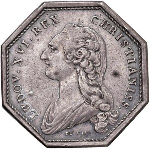 Foreign medals - FRANCIA Luigi XVI (1774-1792) Gettone senza data (...