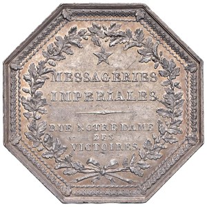 Foreign medals - FRANCIA Gettone 1809 Messaggeria Imperiale, per La...