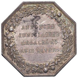 Foreign medals - FRANCIA Gettone 1815 Affiches reunies de Paris - O...