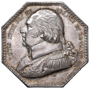 Foreign medals - FRANCE Louis XVIII (1755-1824) Token 1806 Le Sa...