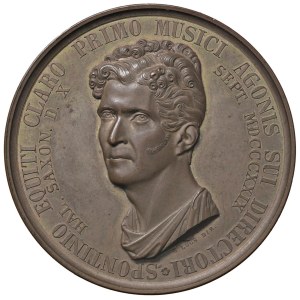 Foreign medals - FRANCIA. Gaspare Spontini (1774-1851) Medaglia 182...