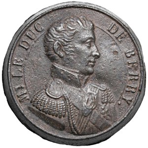 Foreign medals - FRANCE. Charles Ferdinand d'Artois, duke of Berry ...