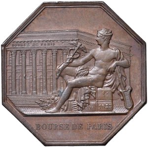 Foreign medals - FRANCIA Gettone 1833 La Borsa di Parigi - Opus: se...
