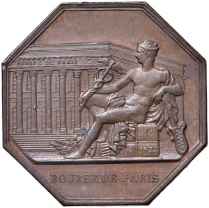 Foreign medals - FRANCE Token 1833 The Paris Stock Exchange - Opus: se...