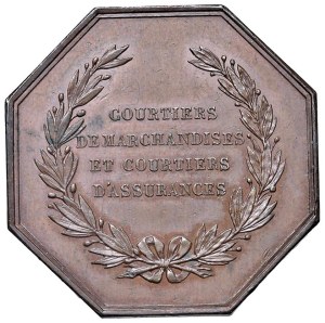 Foreign medals - FRANCE Token 1833 The Paris Stock Exchange - Opus: se...