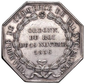 Foreign medals - FRANCE Token 1836 Valencien Chamber of Commerce...