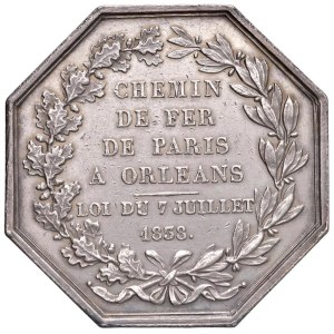 Foreign medals - FRANCIA Gettone 1838 Ferrovia da Parigi a Orleans ...