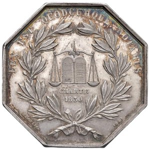 Foreign medals - FRANCIA Gettone 1842 Comnpagnia dei Notai dell'arr...