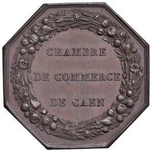 Foreign medals - FRANCE Token 1848 Chamber of Commerce of Caen -...