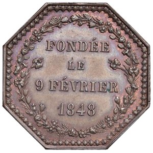 Foreign medals - FRANCE Token 1848 Trade Union Chamber of Upholstery...