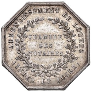 Foreign medals - FRANCIA Gettone senza data An. XI Camera dei Notai...