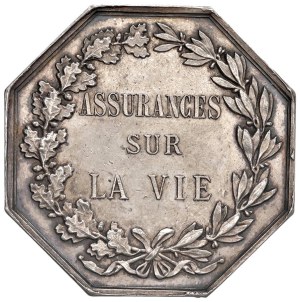 Foreign medals - FRANCE Token undated LA FRANCE insurance...