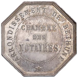Foreign medals - FRANCE Token undated Chamber of Notaries of the a...