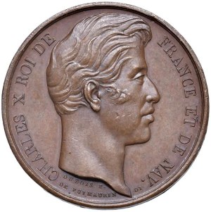 Foreign medals - FRANCE Charles X (1824-1830) Medal 1827 The King to ...