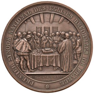 Foreign medals - FRANCE Medal 1859 First National Synod of...