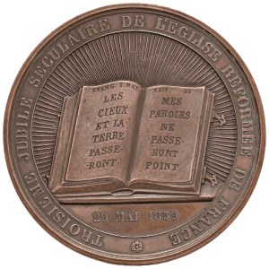 Foreign medals - FRANCE Medal 1859 First National Synod of...