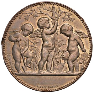 Foreign medals - FRANCIA. Medaglia premio della SocietÃ  di orticul...