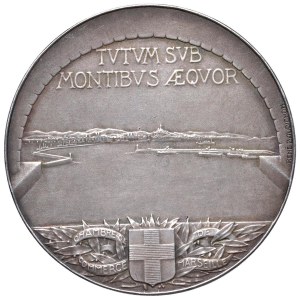 Foreign medals - FRANCE. 1927 medal Marseilles canal and bridge...