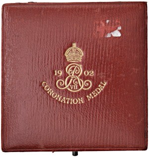 Foreign medals - ENGLAND Edward VII - 1902 medal for the inco...