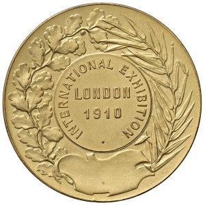 Foreign medals - INGHILTERRA Medaglia 1910 Esposizione Internaziona...