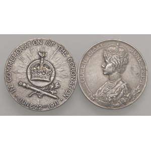 Foreign medals - INGHILTERRA Giorgio V - Lotto di due medaglie 1911...