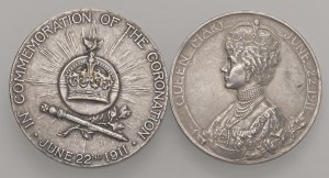 Foreign medals - ENGLAND George V - Lot of two medals 1911...