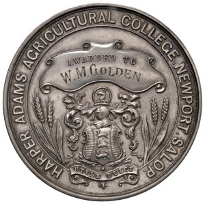 Foreign medals - ENGLAND. 1937-38 Harper Agricultural medal ...