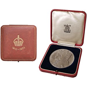 Foreign medals - INGHILTERRA. Medaglia 1935 Giorgio V e veduta del ...