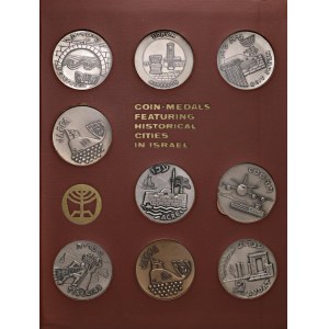Foreign medals - ISRAELE. Lotto di 9 Medaglie delle cittÃ  di Israe...