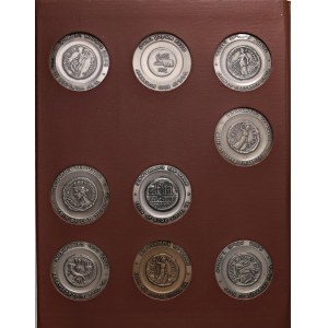 Foreign medals - ISRAELE. Lotto di 9 Medaglie delle cittÃ  di Israe...