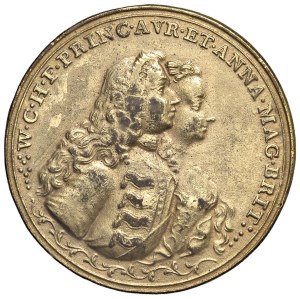 Foreign medals - HOLLAND. Karl Heinrich Friso (1747-1751) Medal s...
