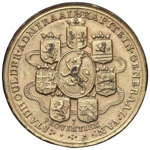 Foreign medals - OLANDA. Karl Heinrich Friso (1747-1751) Medaglia s...
