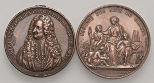 Foreign medals - SWITZERLAND Lot of two medals: 1734 opus Dassier ...