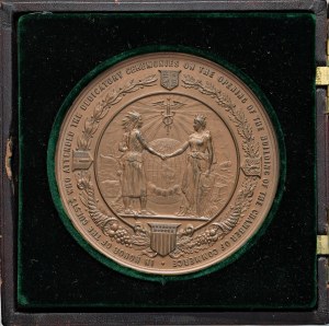 Foreign medals - USA Medal 1902 Inauguration of the Chamber of Co...