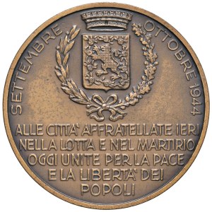 Various medals - Marzabotto. Medal 1944 Anniversary of the Eccidi...