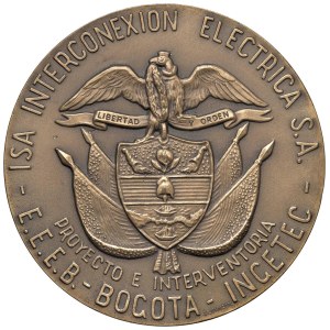 Various medals - Diga Di Chivor. Medaglia 1975 Impregilo Milano, la...