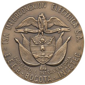 Various medals - Di Chivor Dam. Medal 1975 Impregilo Milan, the.