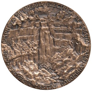 Various medals - Tequendama Hydroelectric Power Plant. 1984 Medal I...