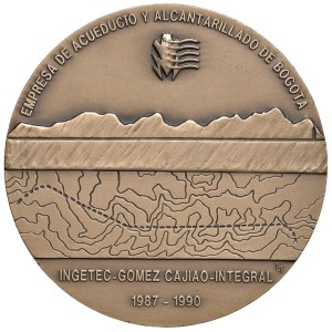 Various medals - Tunnel de Los Rosales. Medaglia 1990 Impregilo-Est...