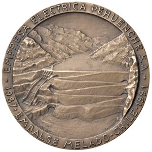 Various medals - Centrale Idroelettrica Melado. Medaglia 1991 Impre...