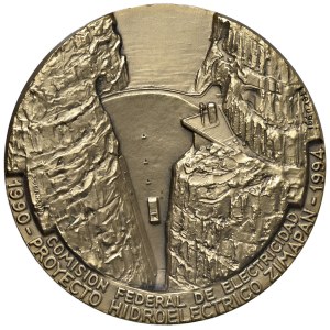 Various medals - Diga di Zimapam. Medaglia 1994 Impregilo-Condux-Du...