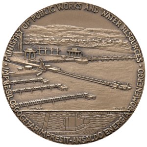 Various medals - Diga di New Esna. Medaglia 1994 Impregilo S.P.A. &...