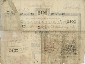 Italian Banknotes - S. MONTE DELLA PIETA DI ROMA Coupon of 10 Scudi ro...