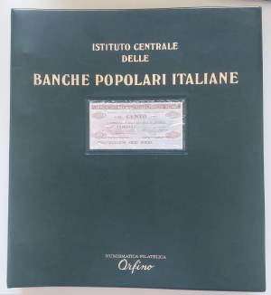 Italian Banknotes - Mini-cheques - Istituto Centrale delle Banche Popol...