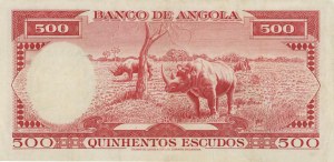 Foreign Banknotes - ANGOLA 500 Escudos - P. 97...