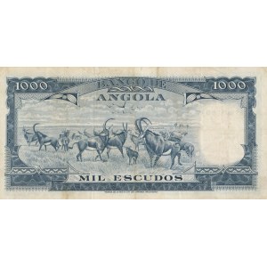 Foreign Banknotes - ANGOLA 1.000 Escudos - P. 98 Piccolo strappetto in...